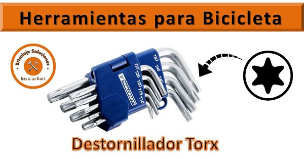 Herramientas para bicicleta destornillador Torx