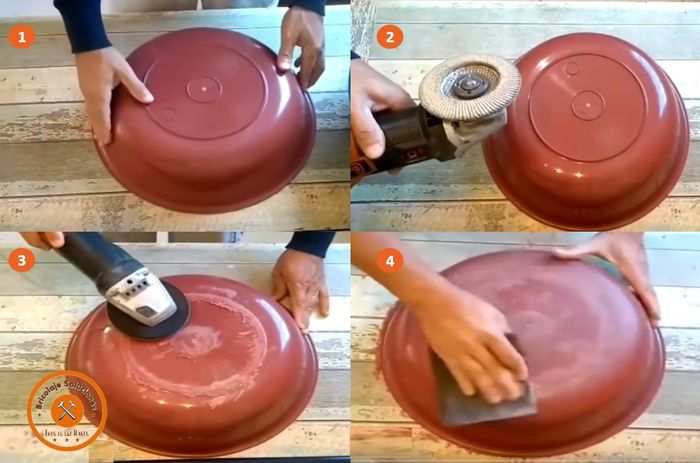 cómo-hacer-un-lavabo-de-cemento-lijando-y-alisando-con-esmeril-disco-flap-lija