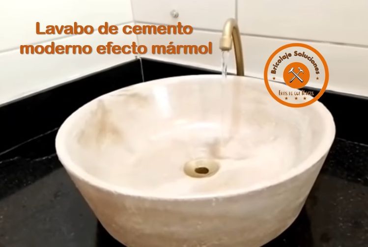 cómo-hacer-un-lavabo-de-cemento-moderno-efecto-mármol